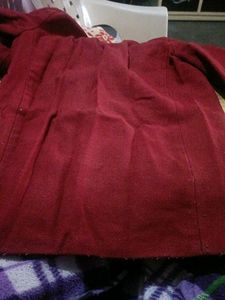 lSchool Dress Maroon Coat For 12-14 Years Children
