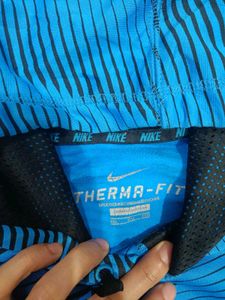 Nike Blue Patterned Hoodie