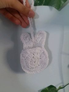 Crochet Miffy Pouch Charm