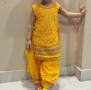 Cute Yellow Salwar Suit