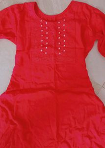 Cotton Kurti, Mirror Work