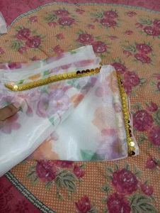 Floral Print Saree