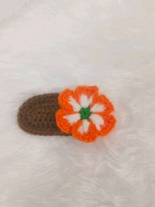 Crochet Flower Hair Clip