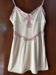 Vintage Lace Trim Cami Slip