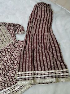 ₹980Fix Rate! Heavy 3 Piece Rayon Sharara Suit