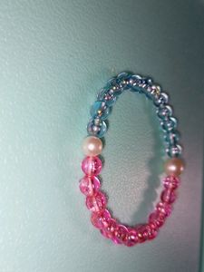Pink And Blue Bracelet