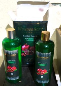 Black Hair Colour Gel