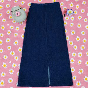 💙 DENIM LONG SKIRT 💙