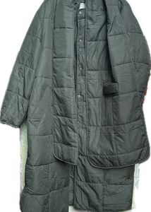 H&M Quilted Jacket With Scarf