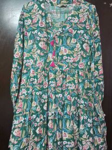 Floral Print Tiered Dress