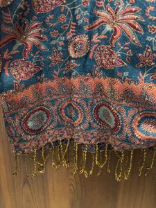 Patterned Blue Tunic Dress