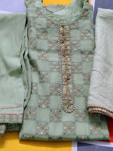 Embroidered Kurta Set