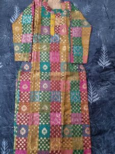 Beautiful 2 new banarasi silk suits