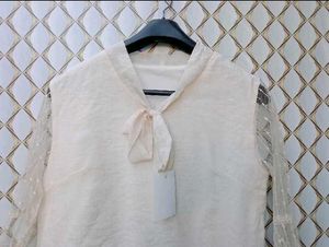 New With Tag Beige Bow Korean Premium Top