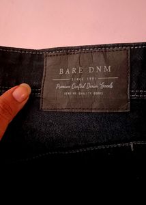 MEN&#39;S ANKLE LENGTH SLIM FIT DARK BLUE JEANS(28)