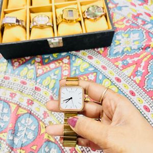 Titan Rose Gold Watch - Nt2715wm01f