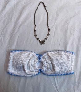 Beach Beautiful White  Bra