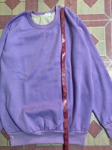 Purple Pullover Sweater