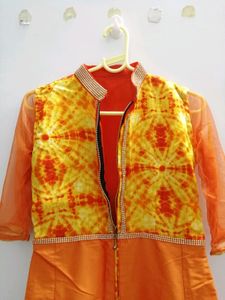 Haldi Wear 2 Piece Ethnic Outfit For Women