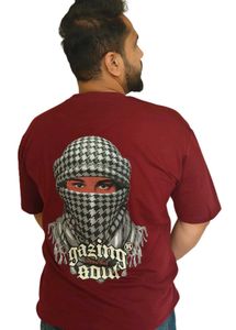 Unisex Maroon Graphic Tee