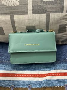 Charles & Keith Mint Green Crossbody Bag