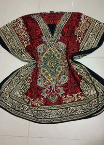 Elegant Black plazo with kaftan