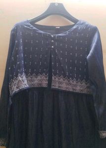 Elegant Navy Blue Kurta