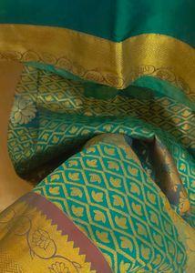 Embroidered Green Blouse