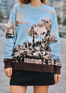 FILA White Line Sweatshirt ✨ | Premium Quality