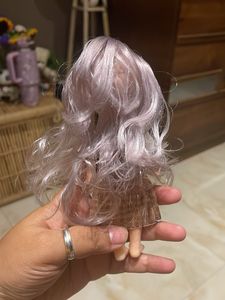 Cute Doll with Pink Hair