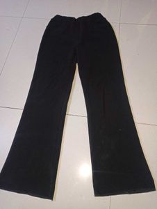 Black Stretchable Warm Pant