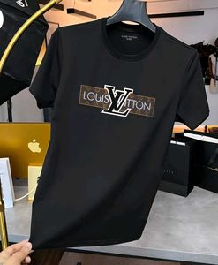 Louis Vuitton Black Monogram Logo T-Shirt