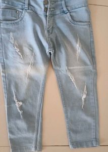 Distressed Denim Jeans