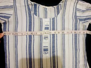 Khadi Cotton White Stripe Kurta