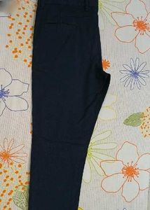 Navy Blue Casual Pants