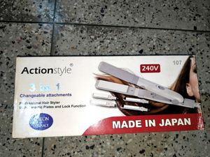 Action Style Professional 3in1 Hair Straightener