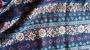Vintage Floral Print Dress