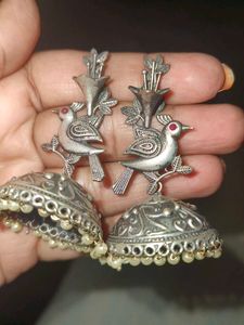 Bird Jhumka Earrings