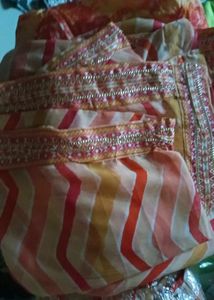 Striped Ethnic Skirt