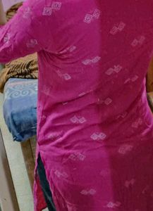 Pink Embroidered Kurta