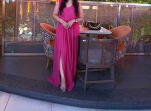 its pretty pink gown stylish