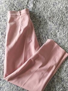 Pink Straight Leg Trousers