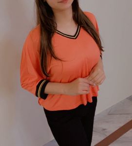 Coral Baggy Top