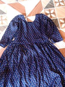 Elegant Navy Blue Dress