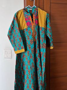 Floral Print Kurta