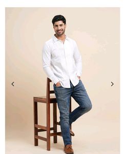 WILLIAM RAST  Pleated White shirt