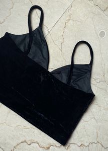 Black Velvet Top