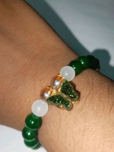 Butterfly Glass Beaded Bracelet