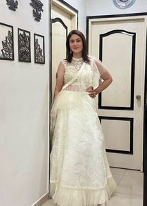 Elegant White Lehenga Choli Set