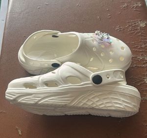 White Clogs with Charms